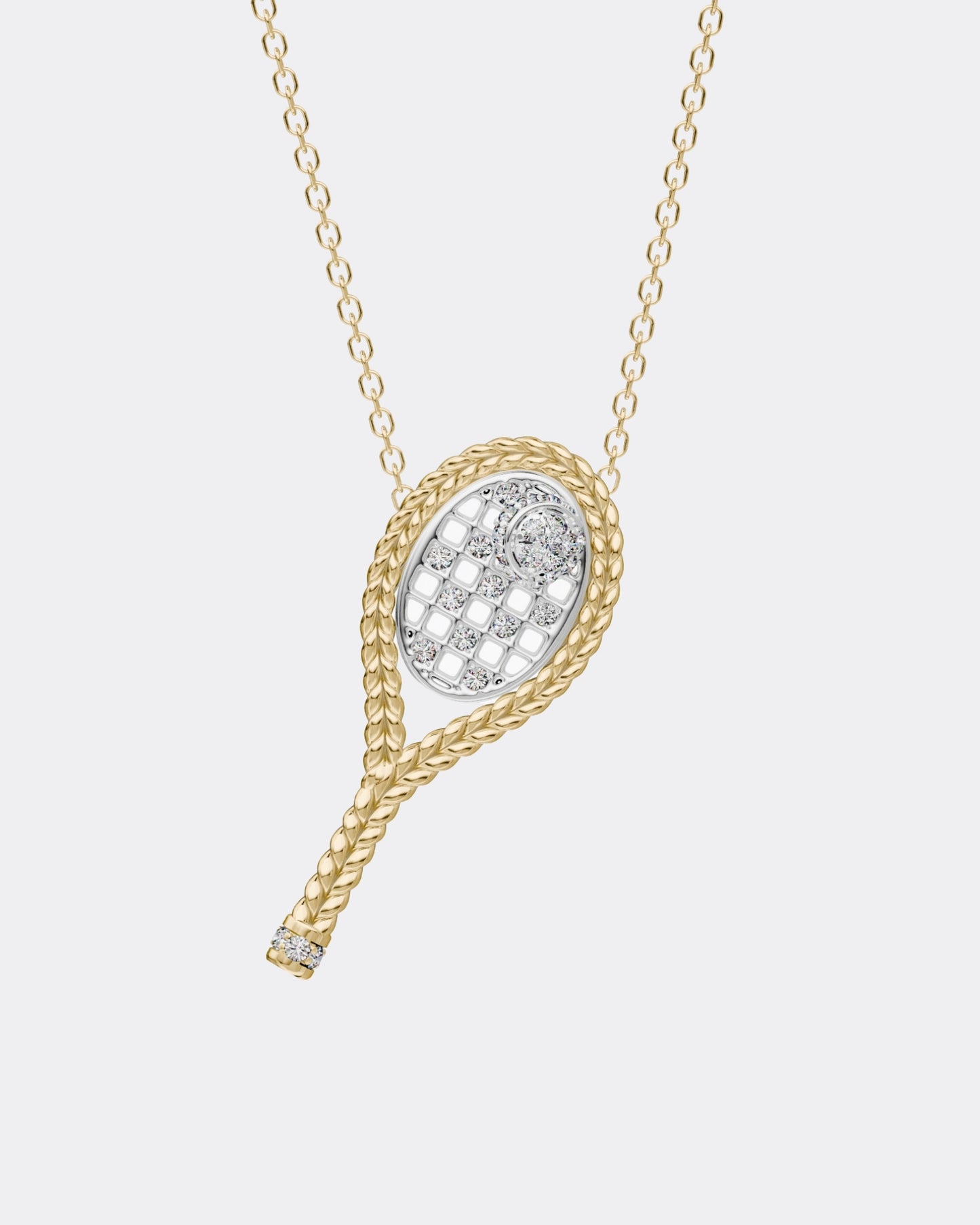 Pendant Tennis with ball