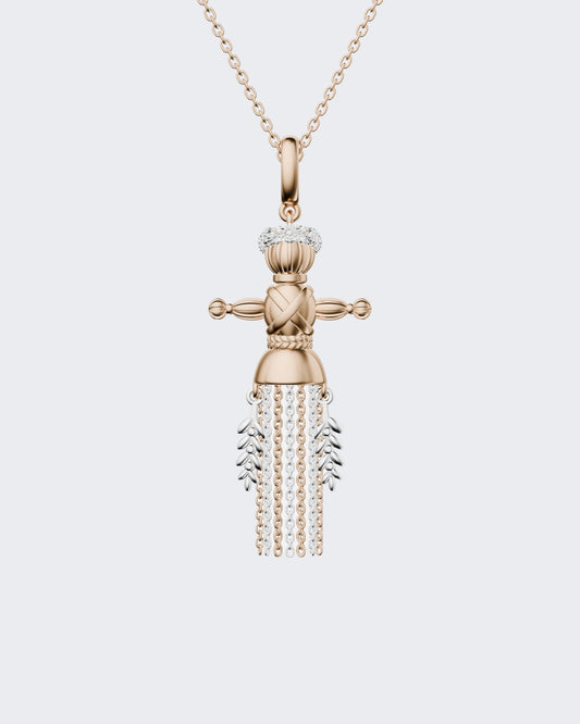 Mini pendentif poupée de blé