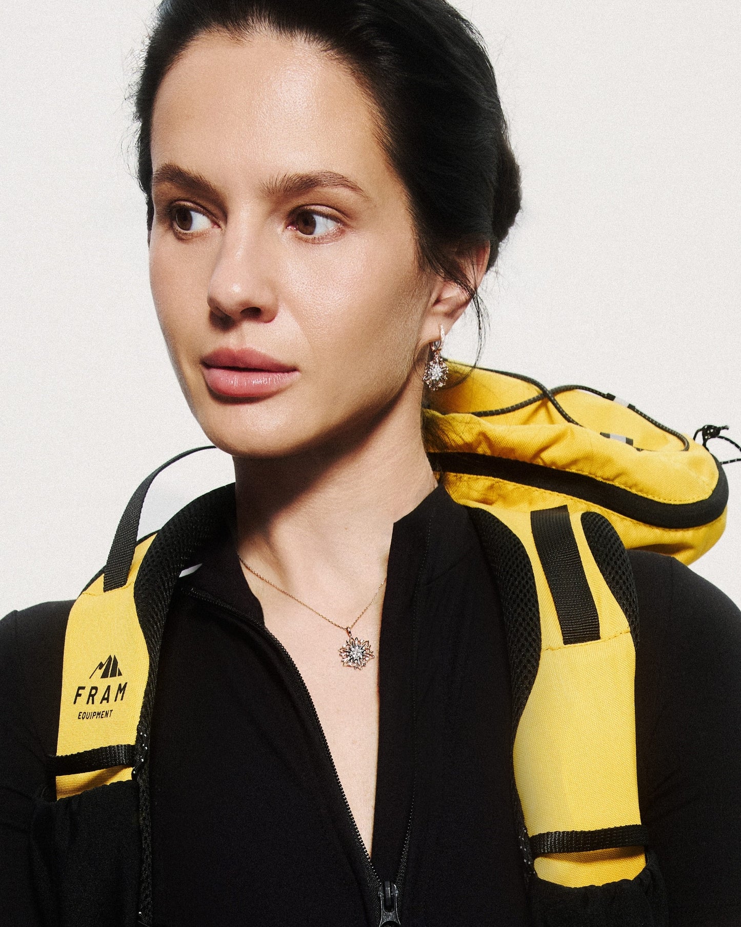 Gold Earrings Edelweiss