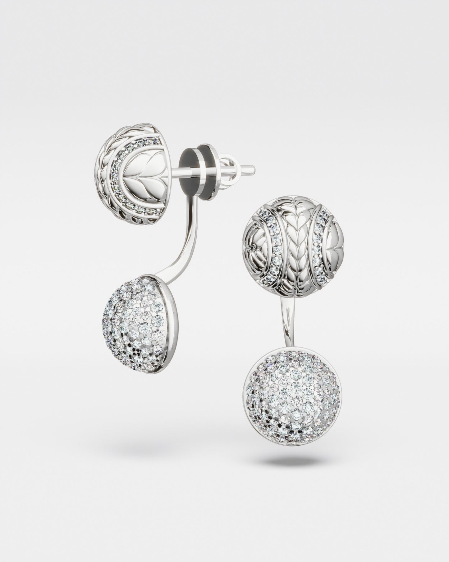 Tennis Ball Stud Earrings