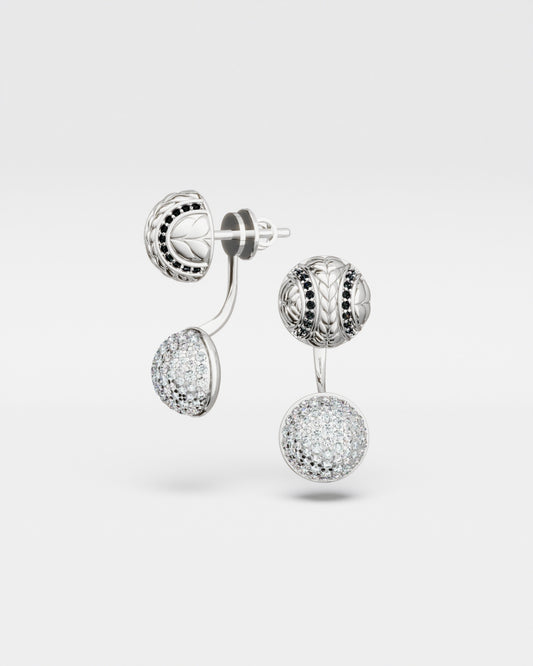 Boucles d'oreilles Mimosa en or