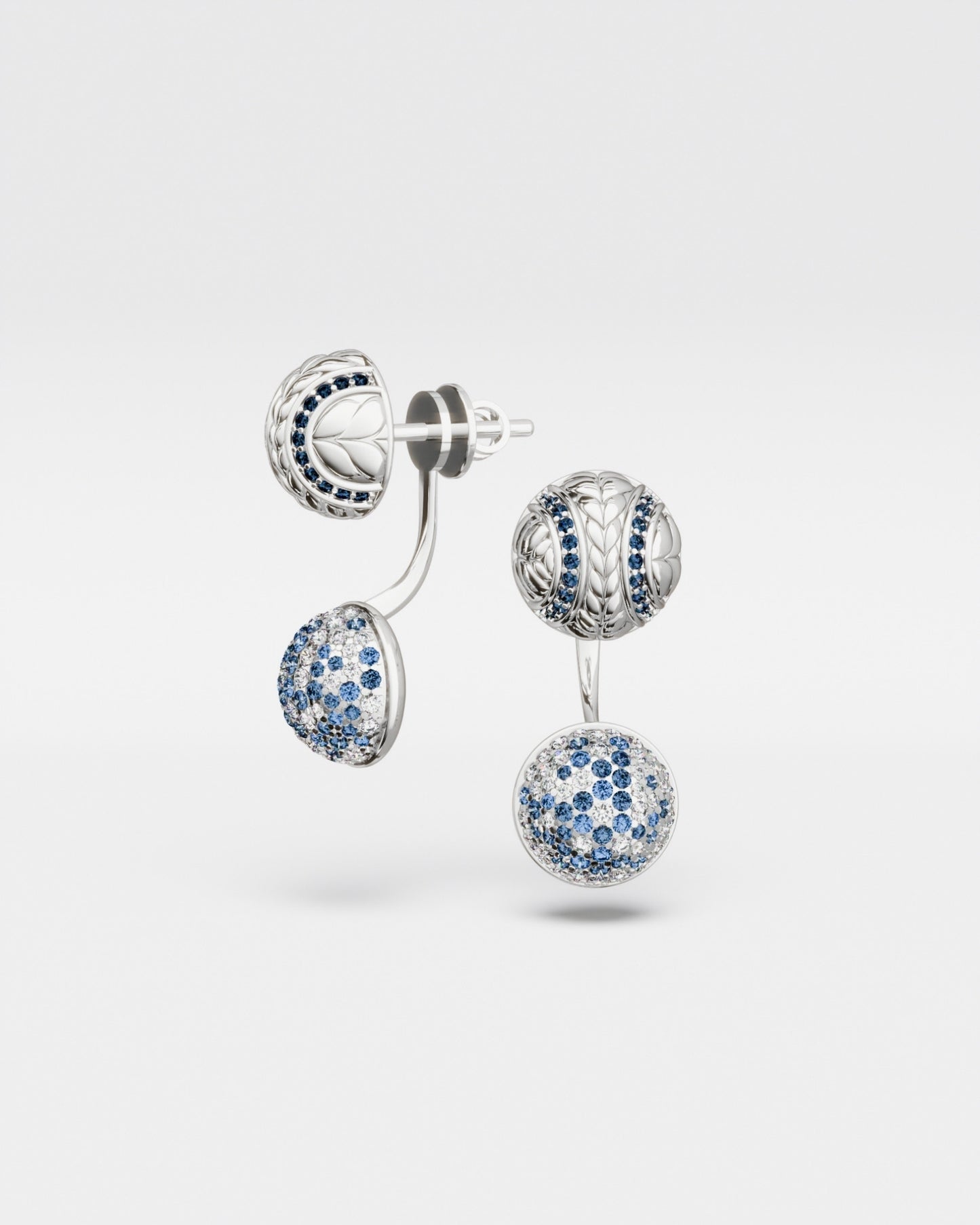 Boucles d'oreilles Mimosa en or