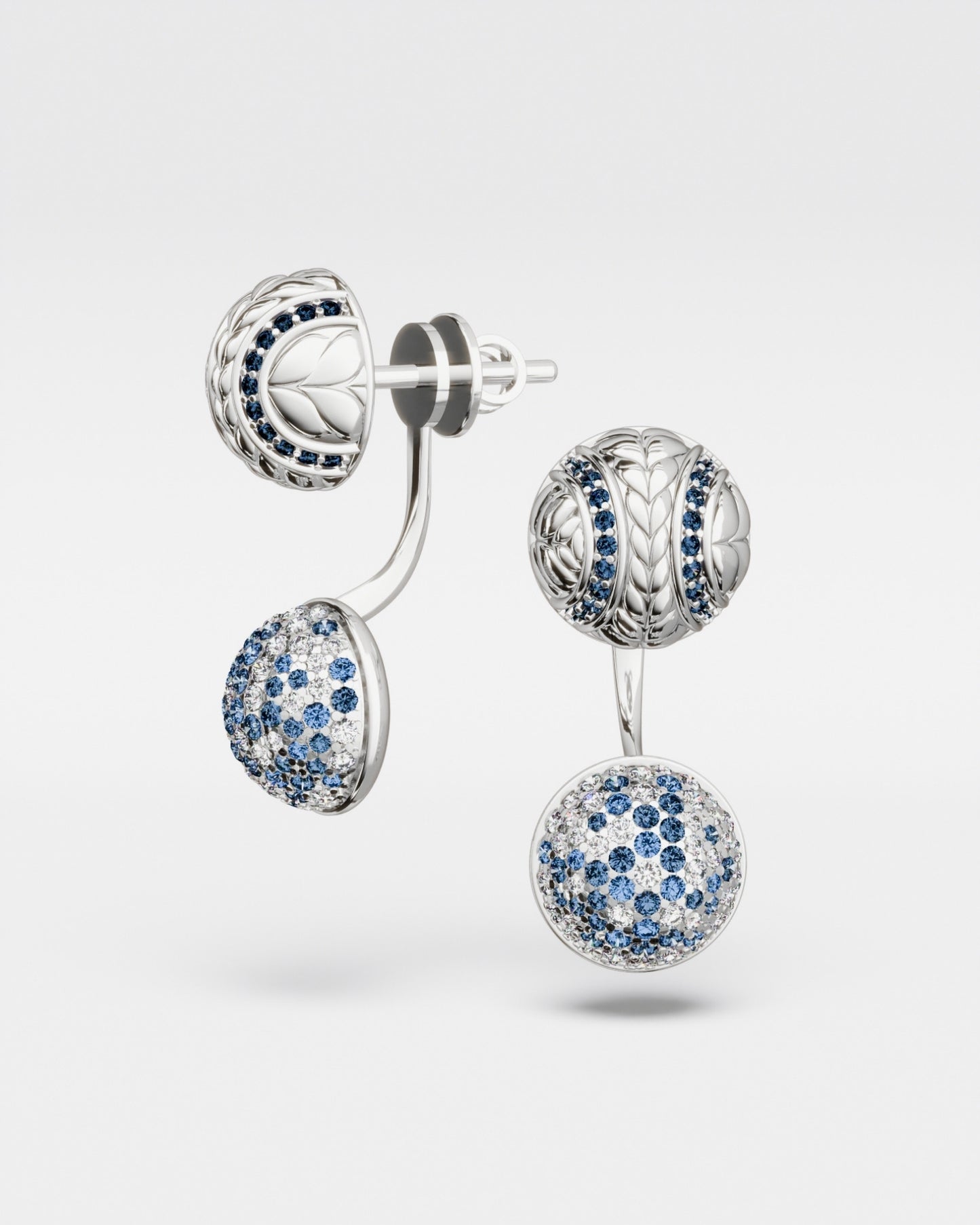 Boucles d'oreilles Mimosa en or