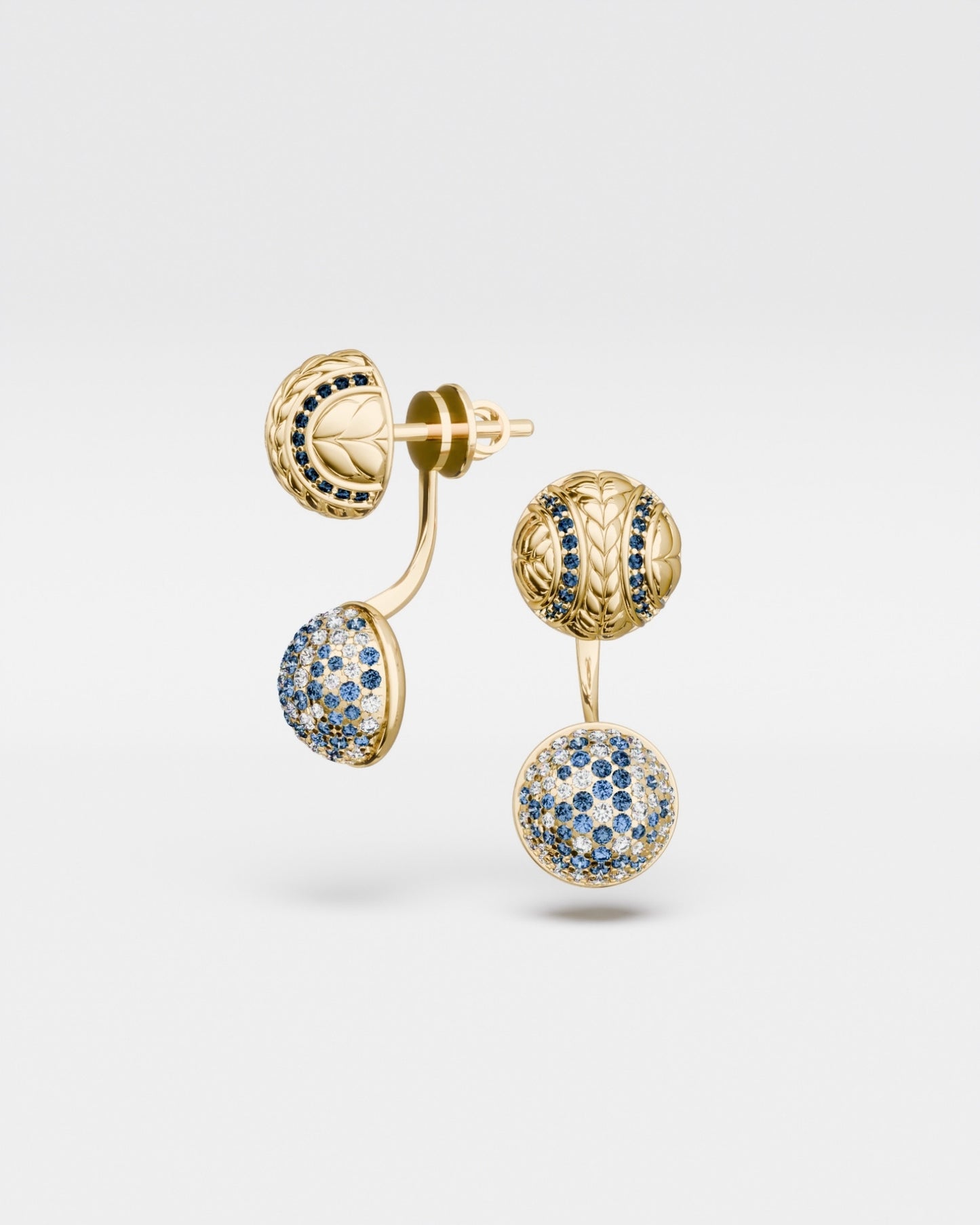 Tennis Ball Stud Earrings