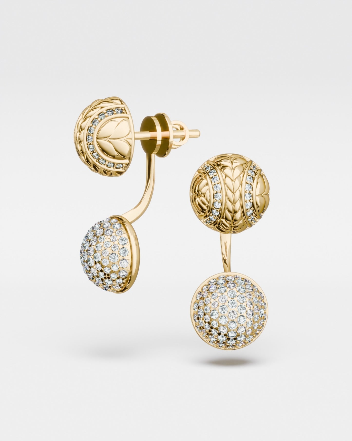 Tennis Ball Stud Earrings