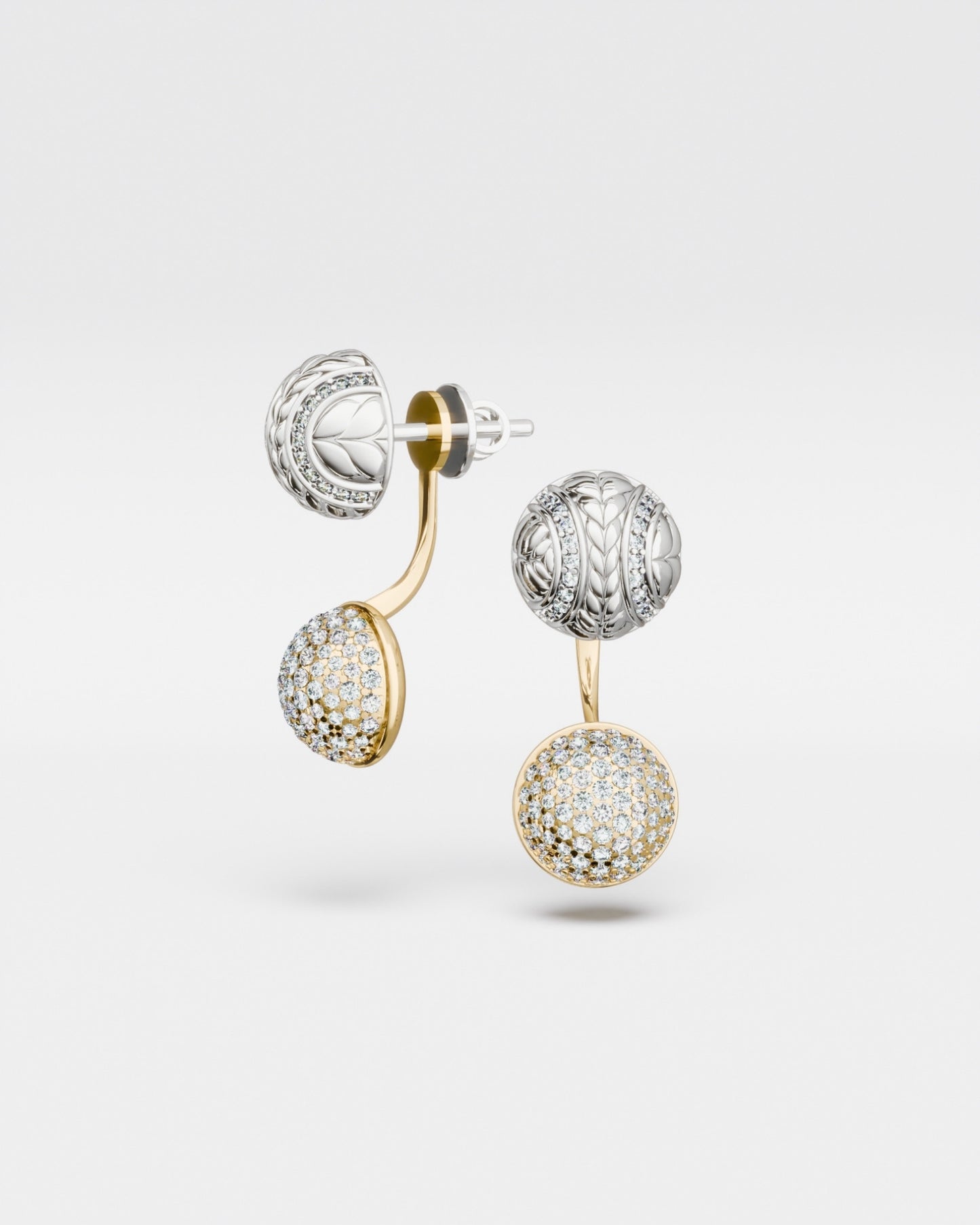 Tennis Ball Stud Earrings