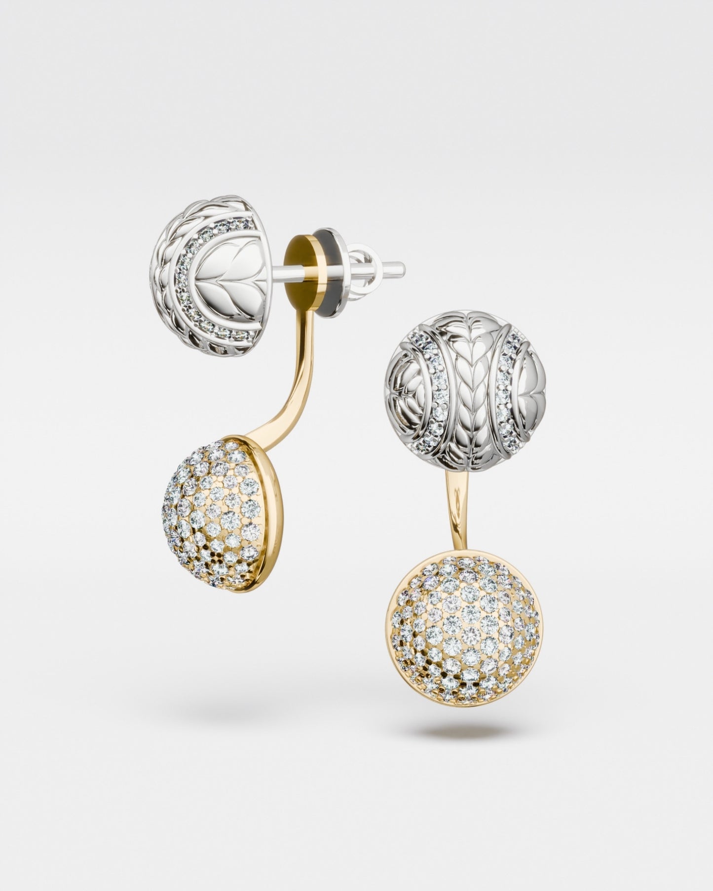 Tennis Ball Stud Earrings