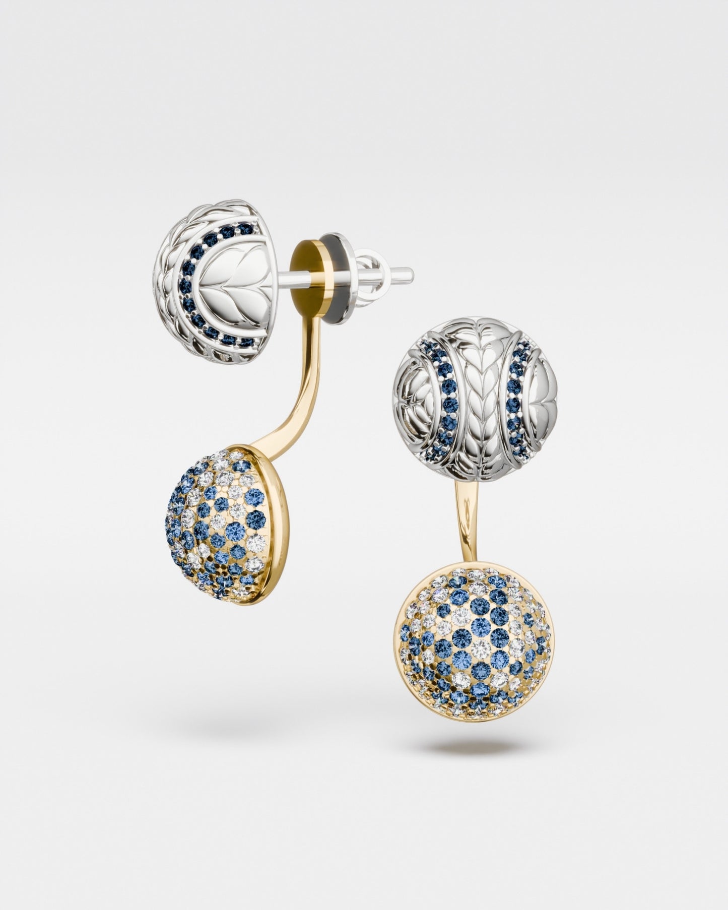 Tennis Ball Stud Earrings Hard Court