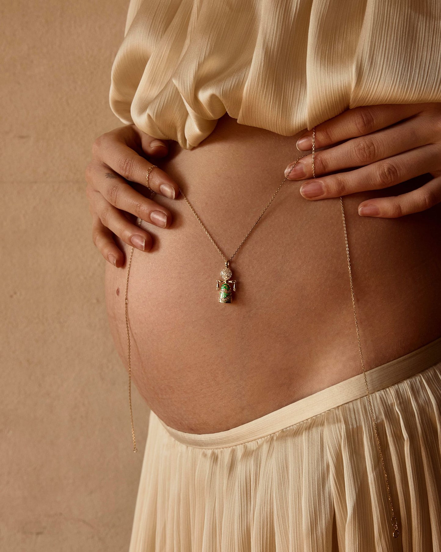 Colors of roots Lucky charm doll pendant