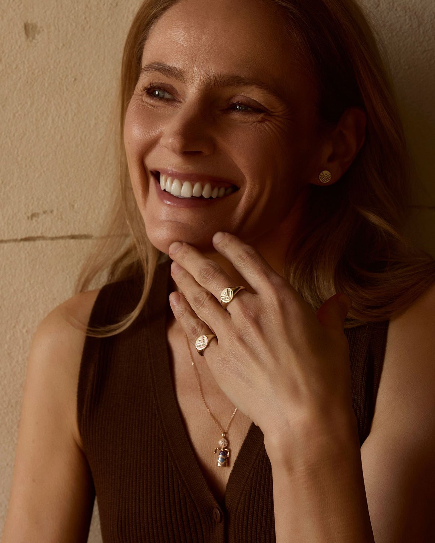 Colors of roots Lucky charm doll pendant