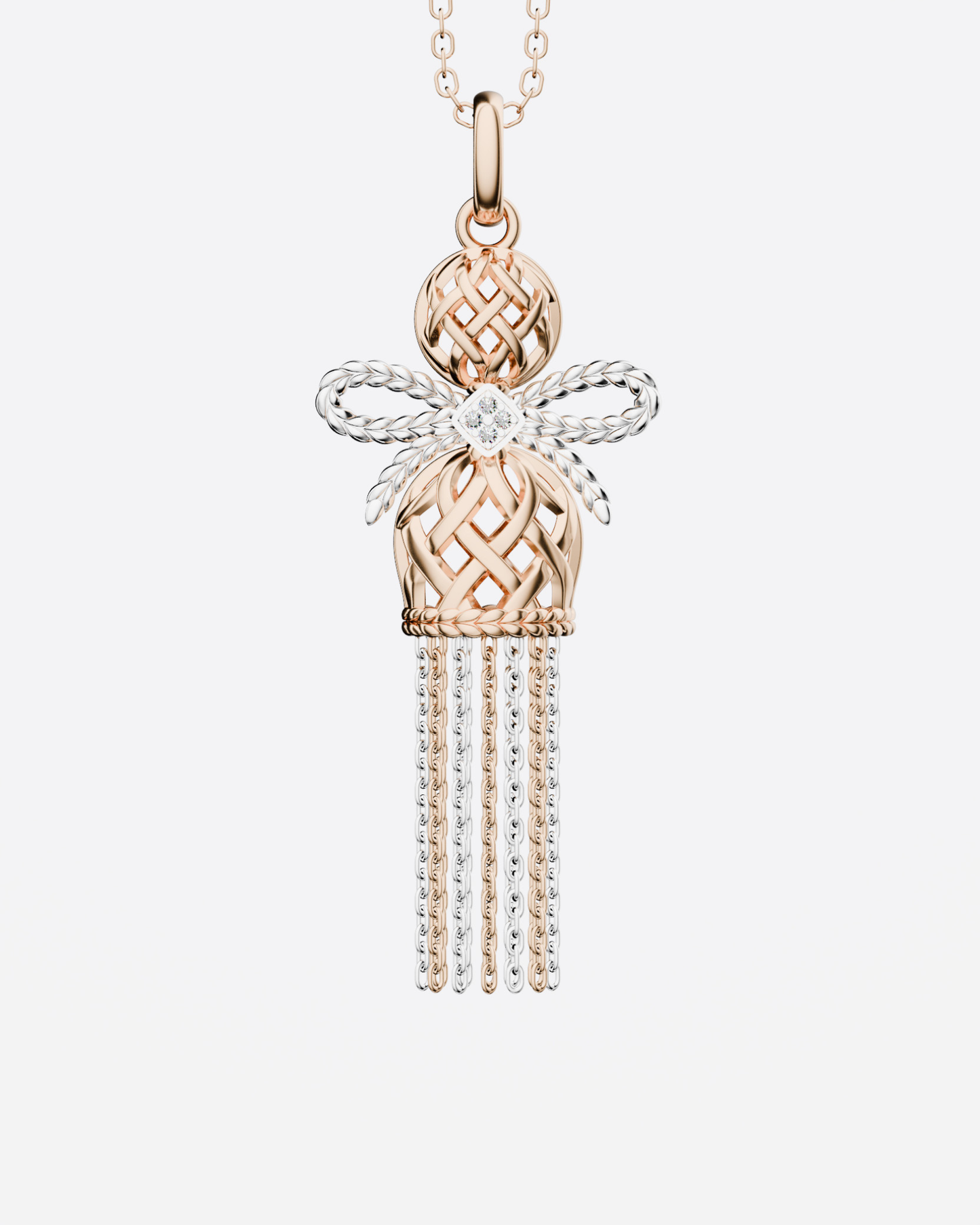 Woven Doll pendant