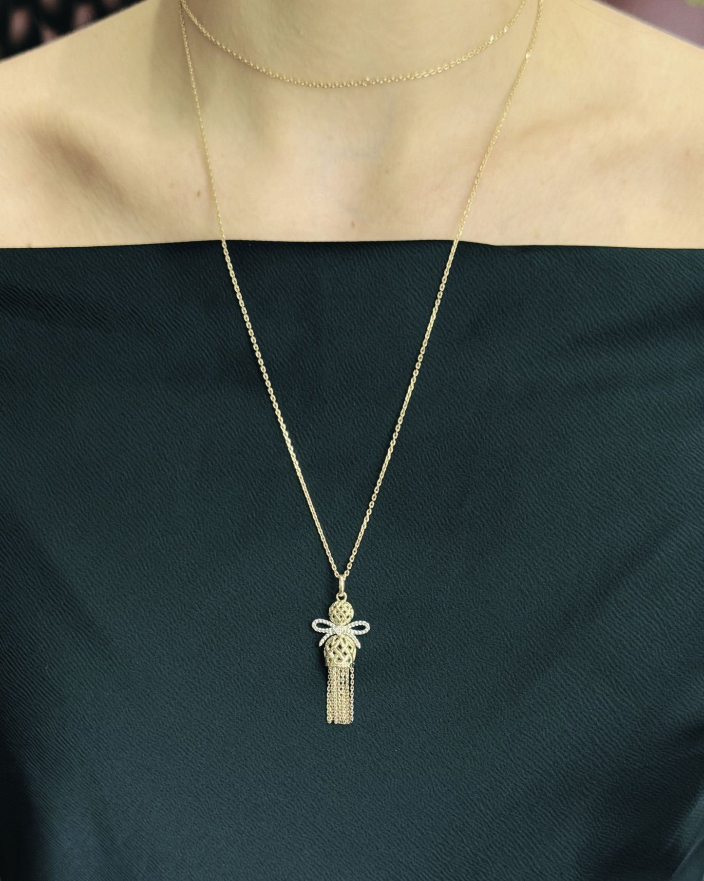 Woven Doll pendant