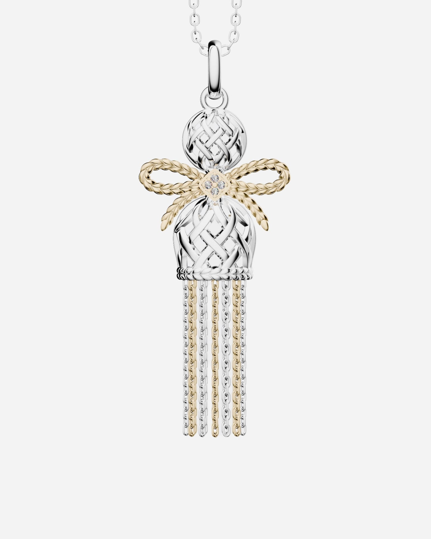 Woven Doll pendant