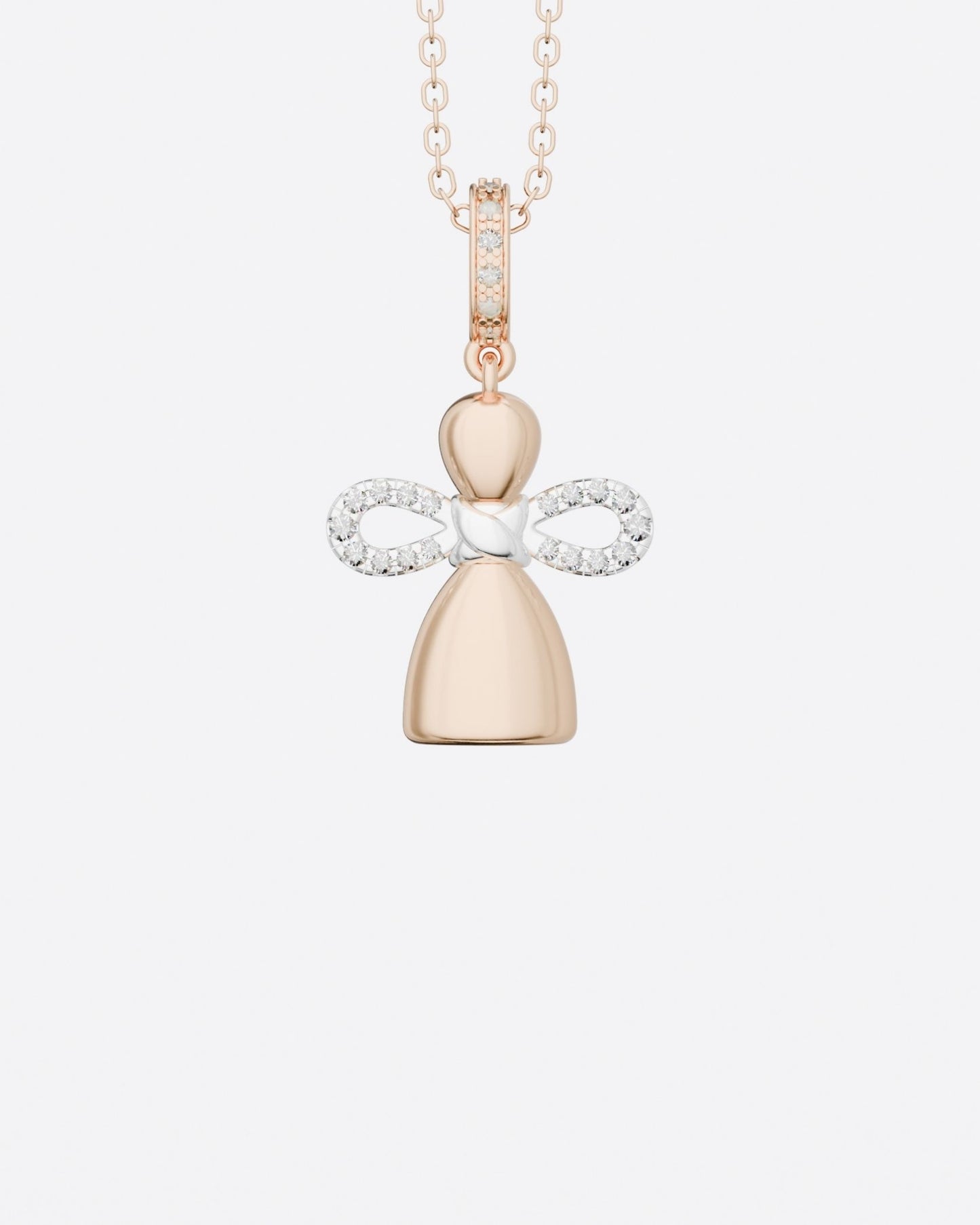Angel Doll Pendant with diamonds