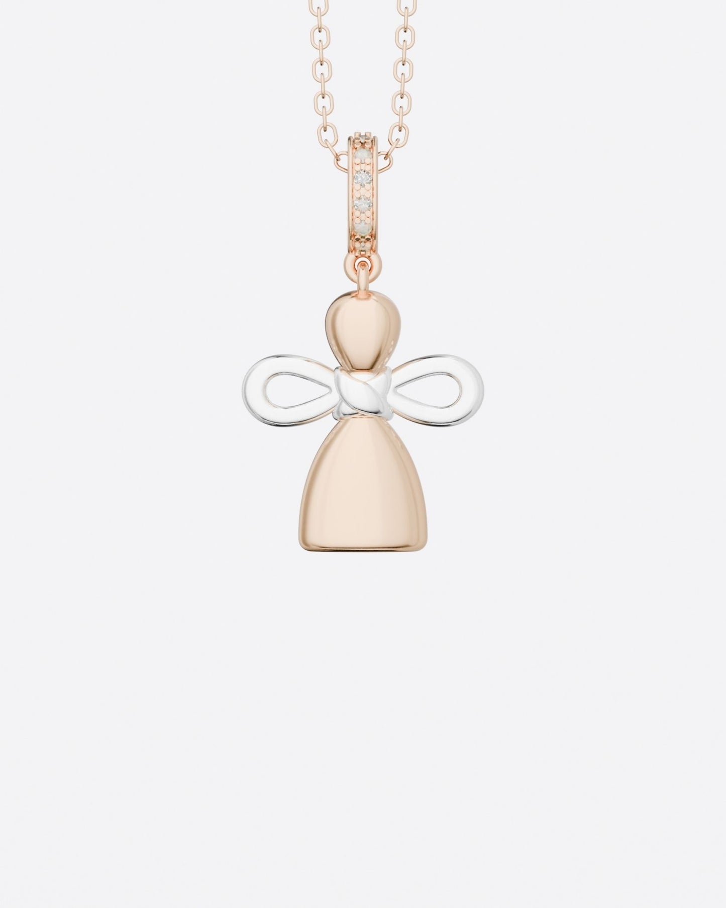 Angel Doll Pendant with diamonds