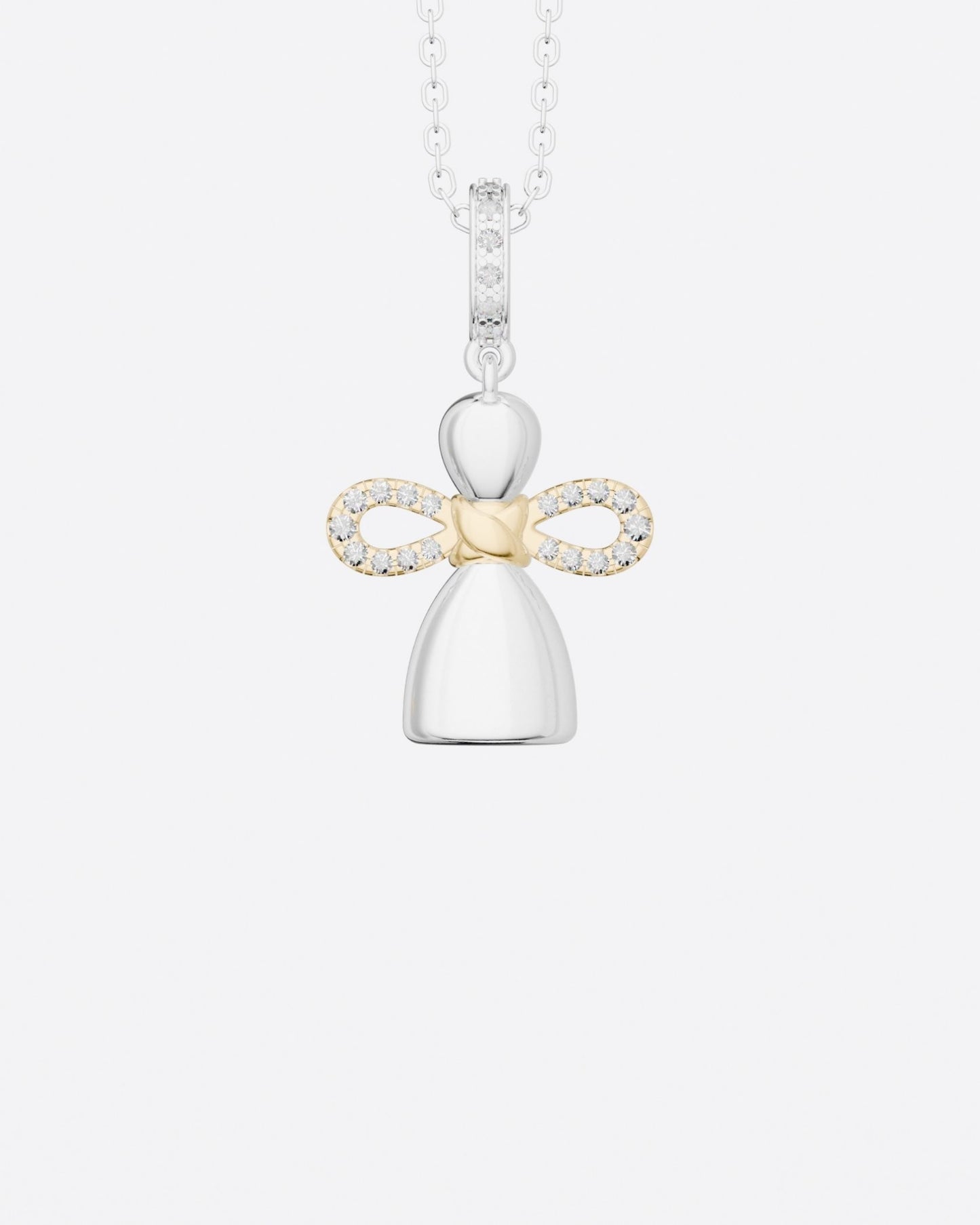 Angel Doll Pendant with diamonds