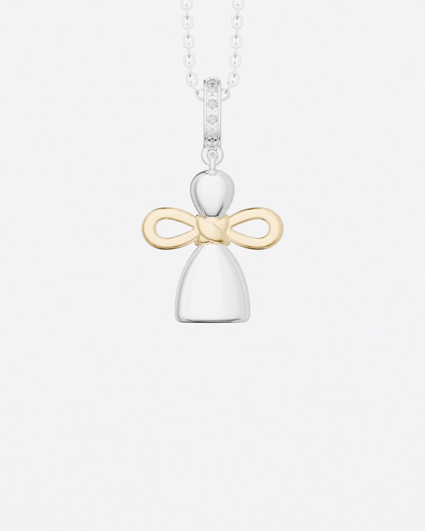 Angel Doll Pendant with diamonds