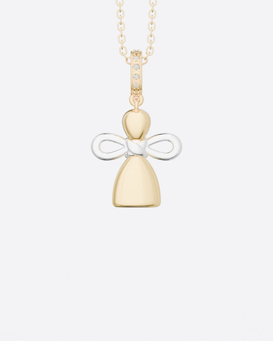 Angel Doll Pendant with diamonds