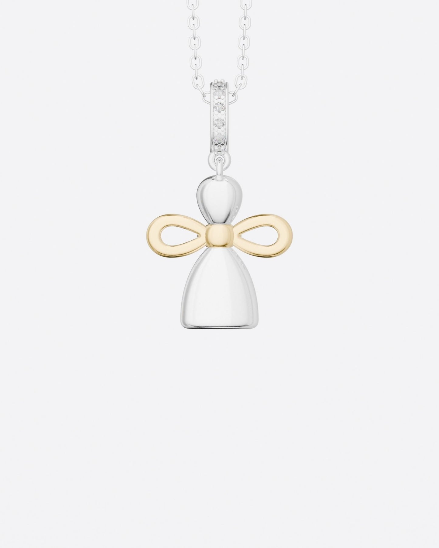 Angel Doll Pendant with diamonds