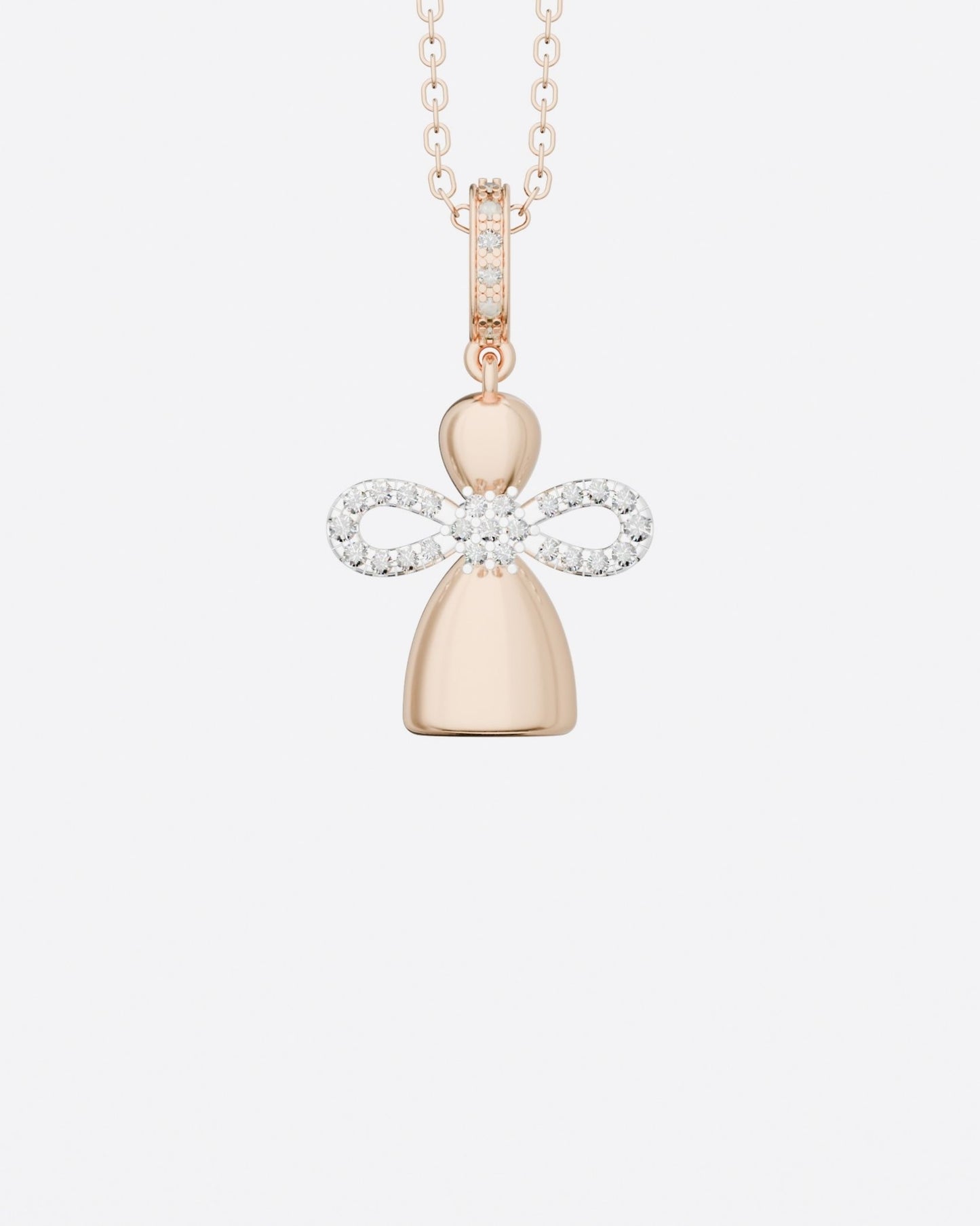 Angel Doll Pendant with diamonds