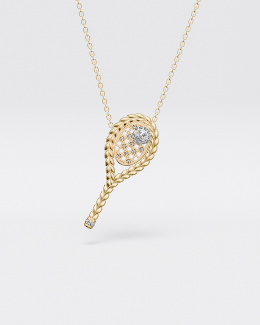 Tennis & Ball Pendant