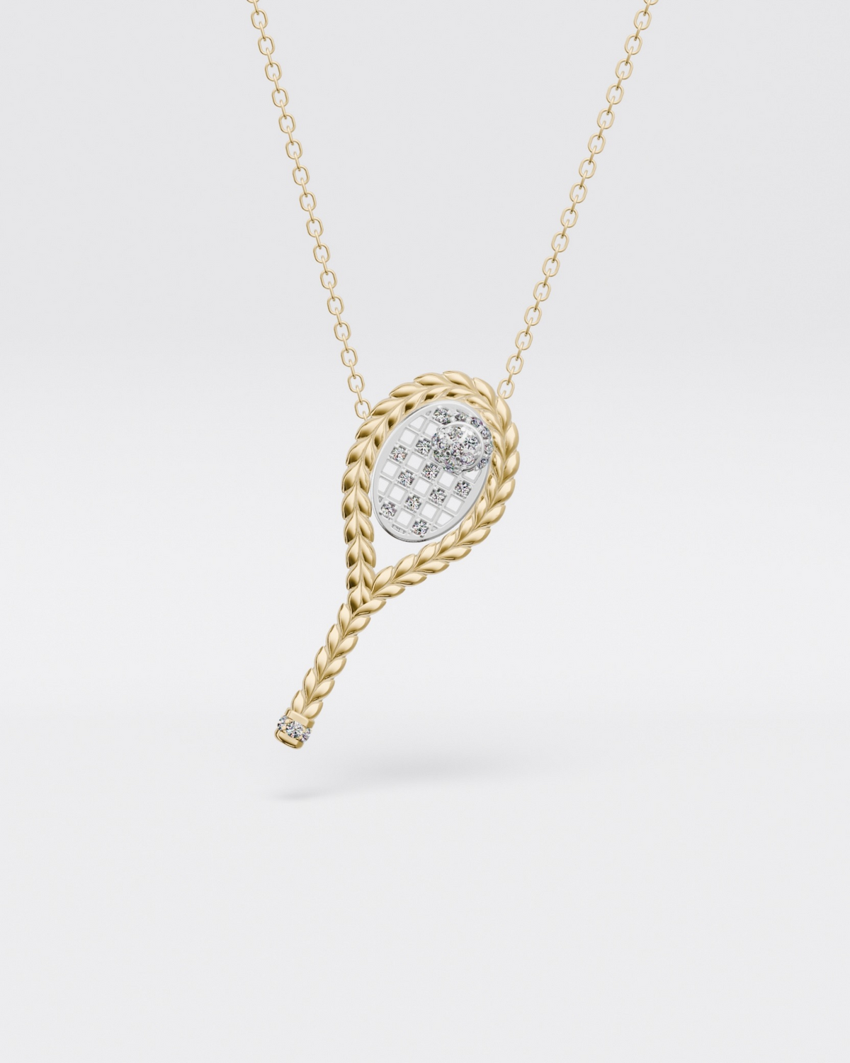 Tennis & Ball Pendant