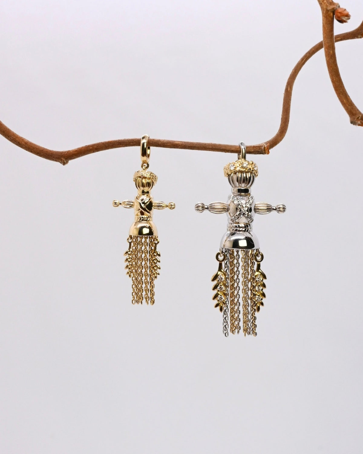 Mini pendentif poupée de blé