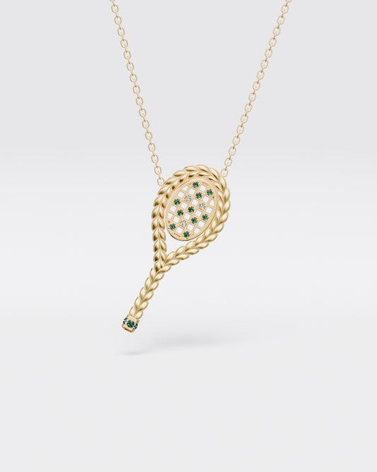 Tennis Pendant · Grass Court