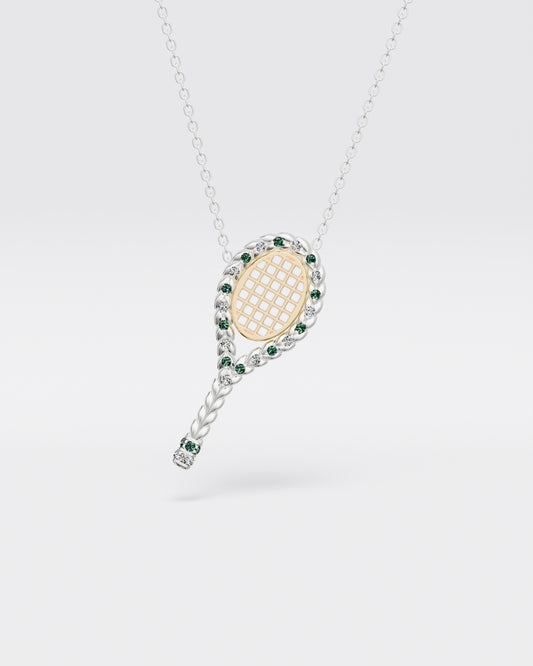 Pendentif Tennis · Court en gazon