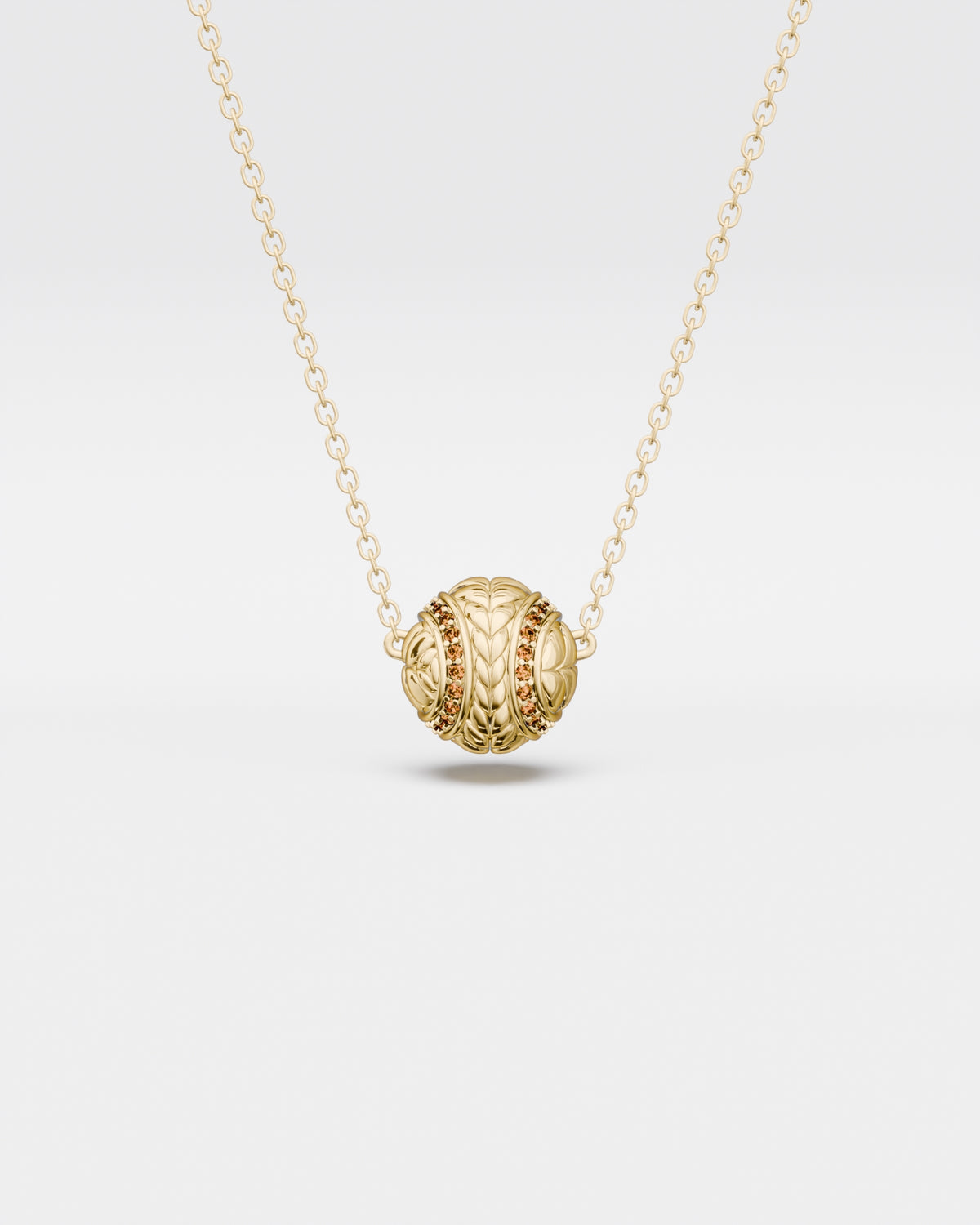 Collier Balle de tennis · Court en terre battue