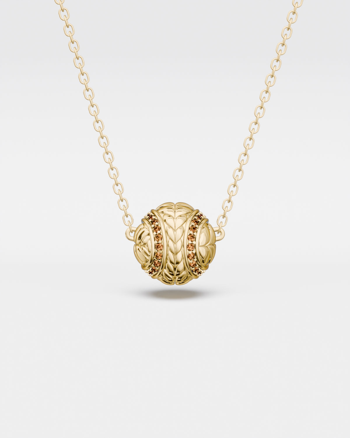Collier Balle de tennis · Court en terre battue
