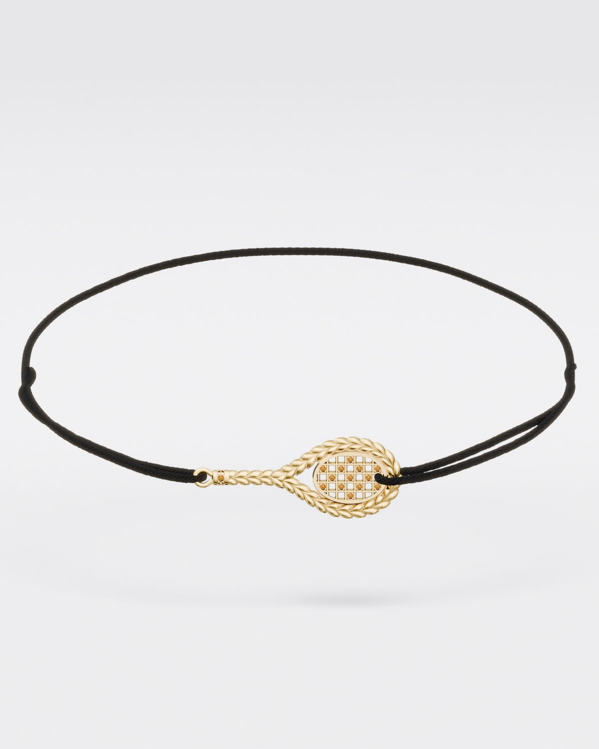 Tennis bracelet on a cord · Clay Court