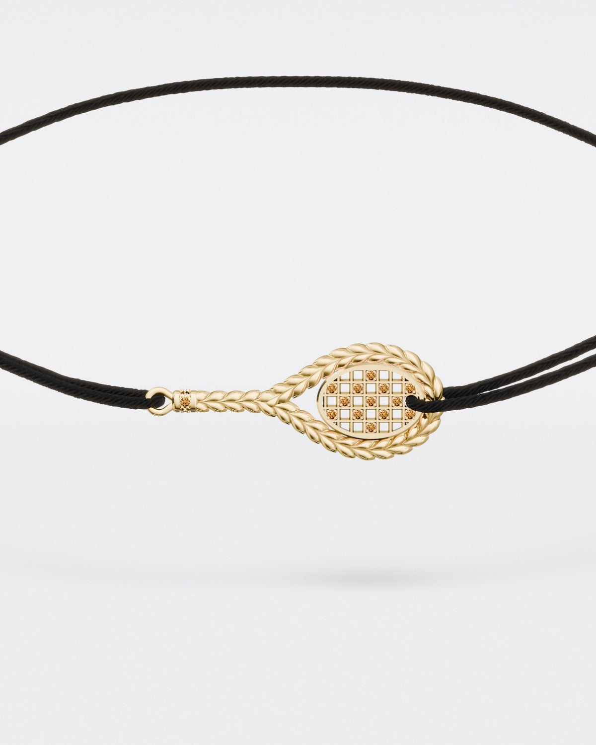 Tennis bracelet on a cord · Clay Court