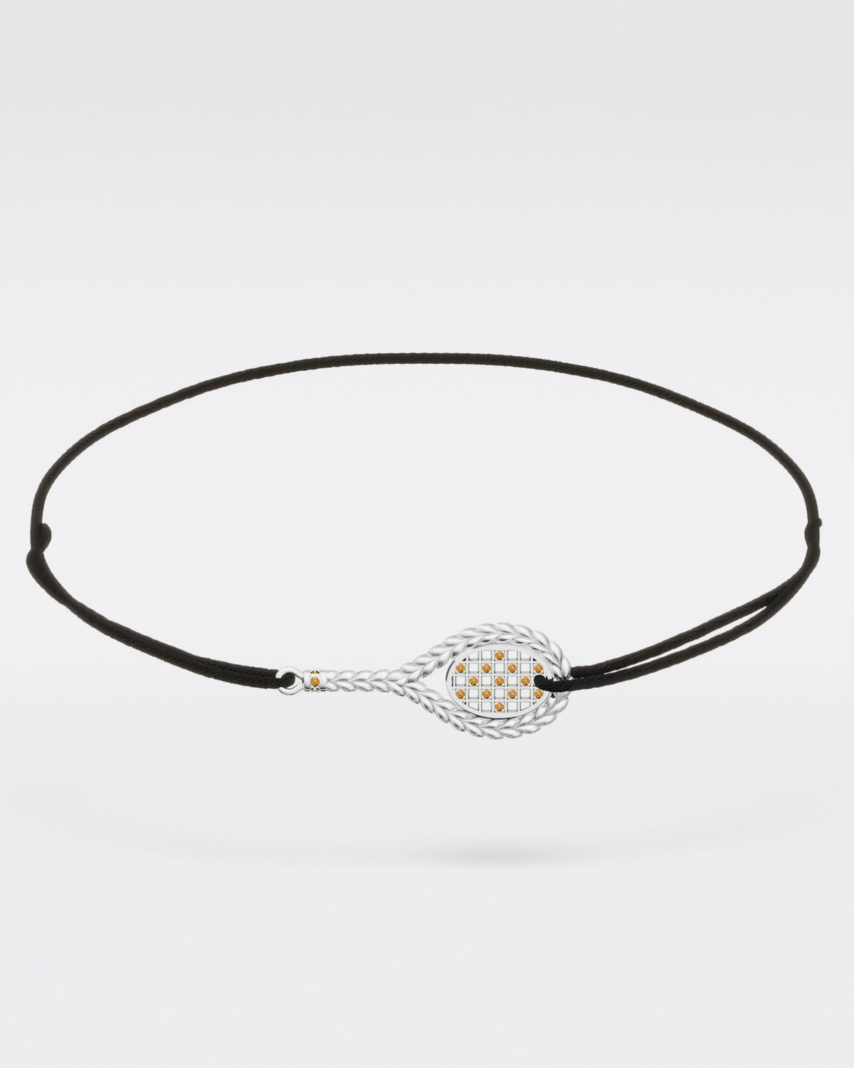 Tennis bracelet on a cord · Clay Court