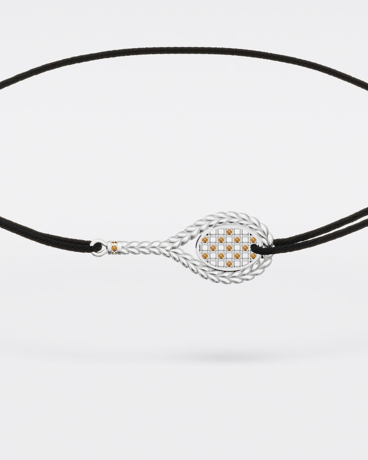 Tennis bracelet on a cord · Clay Court