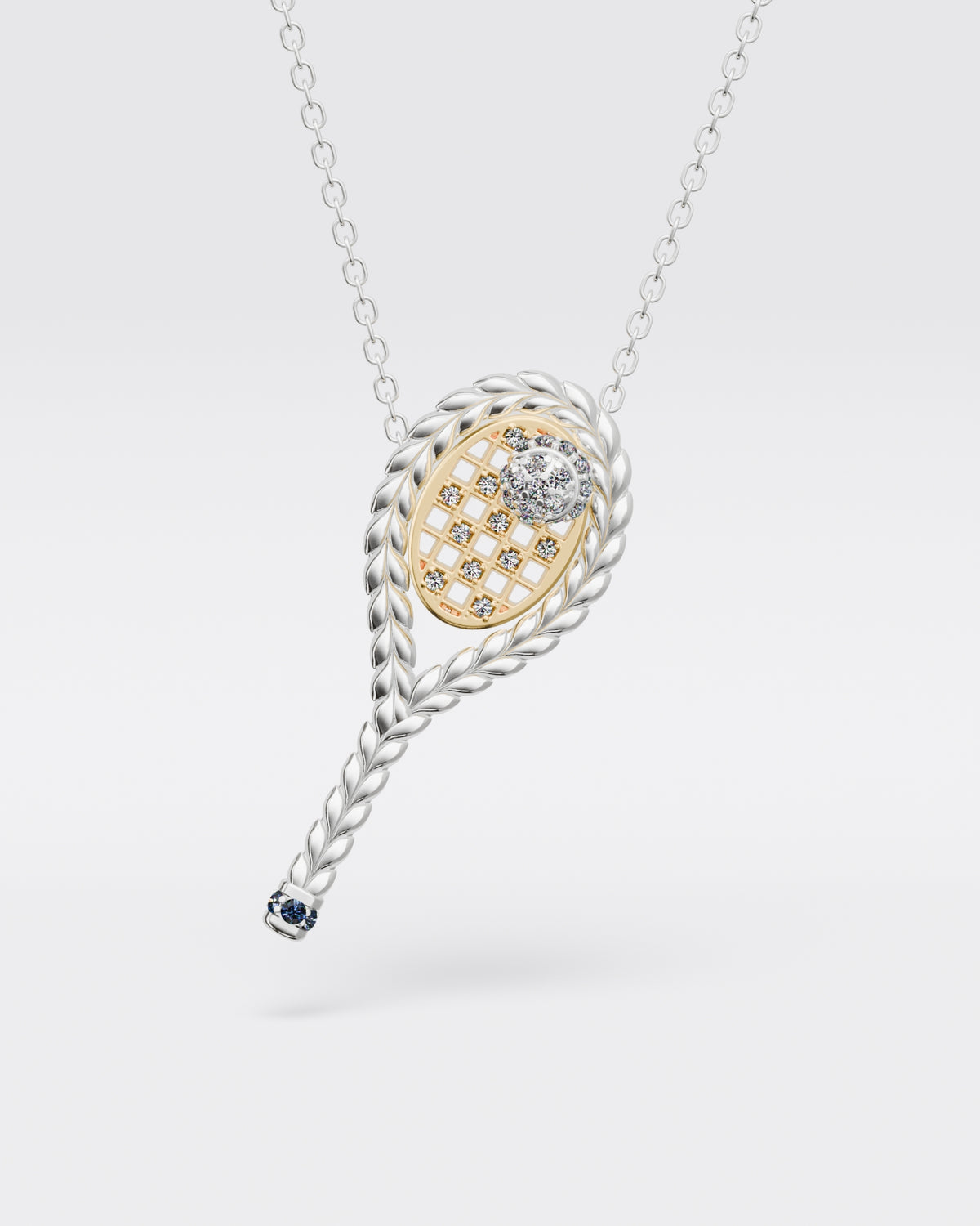 Tennis & Ball Pendant
