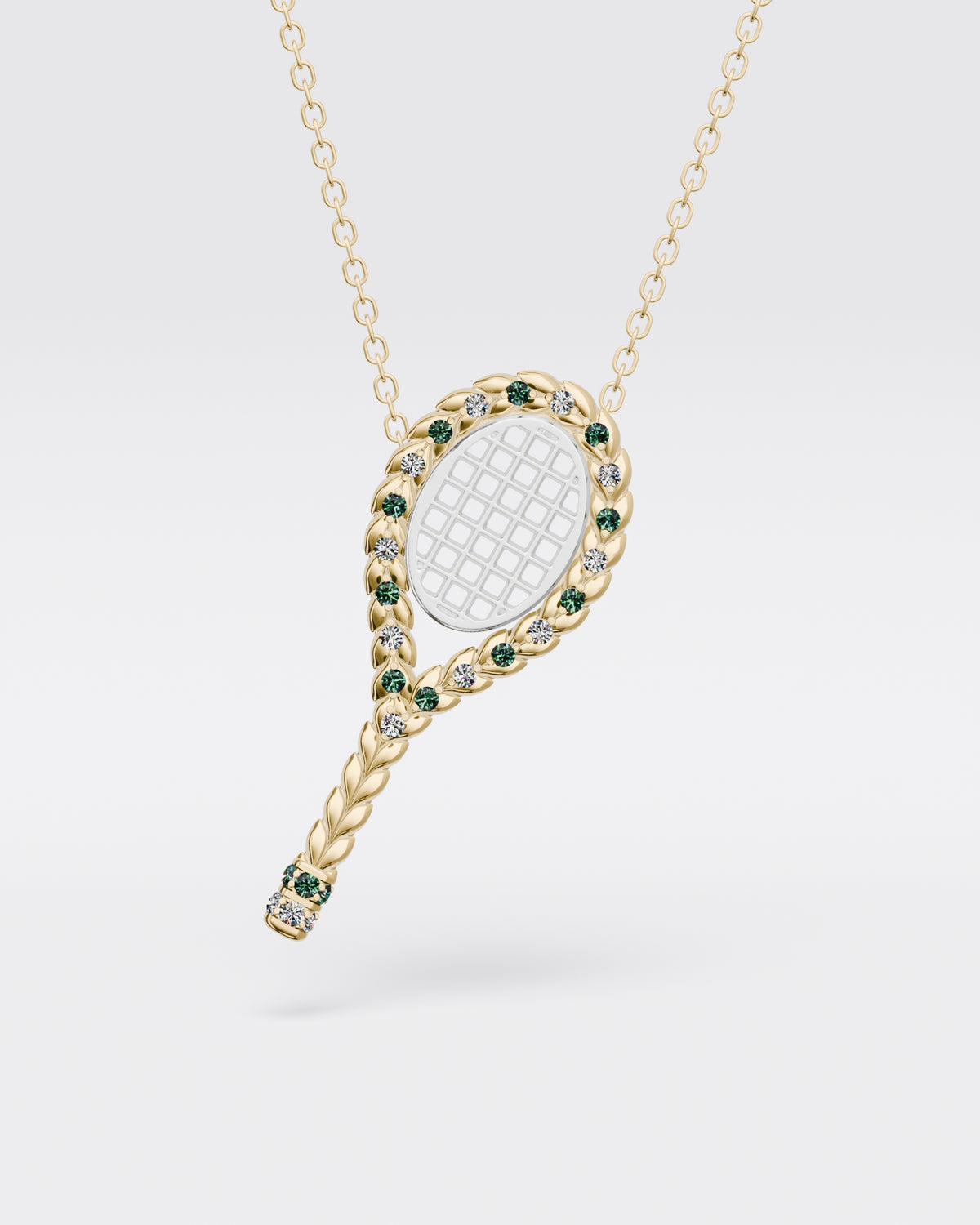 Pendentif Tennis · Court en gazon