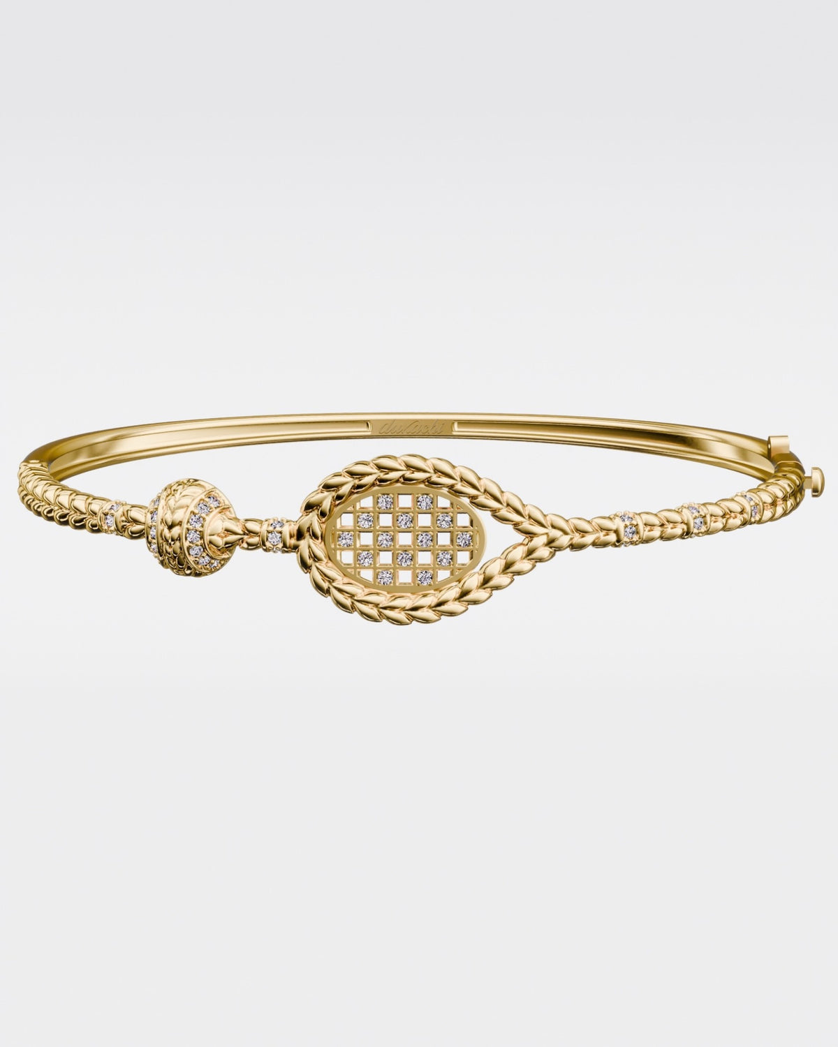 Tennis gold bracelet