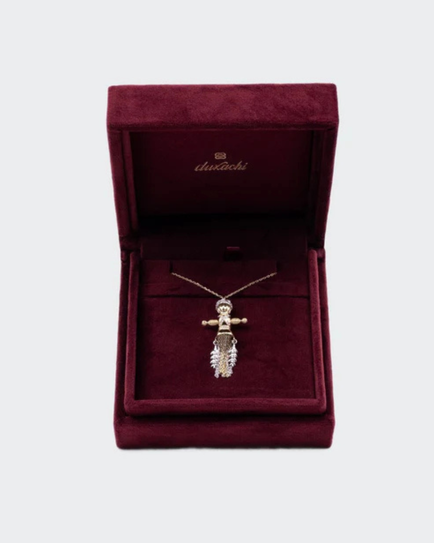 Gold necklace Edelweis mini