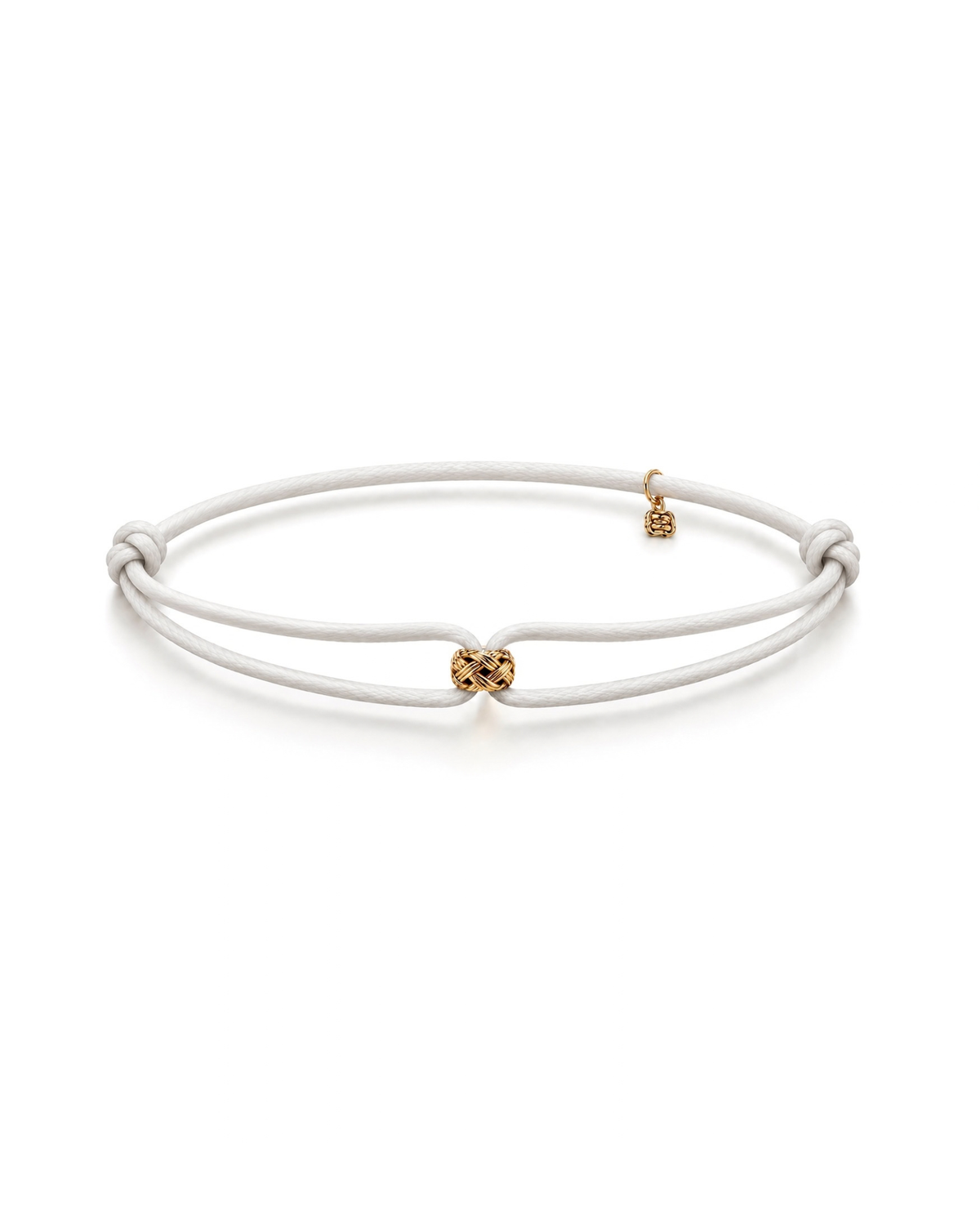 “Braided Charm” Bracelet on Cord