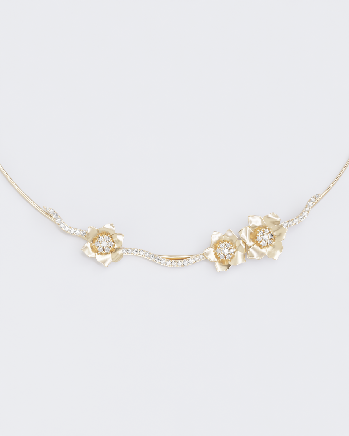 Gold choker Аnemone