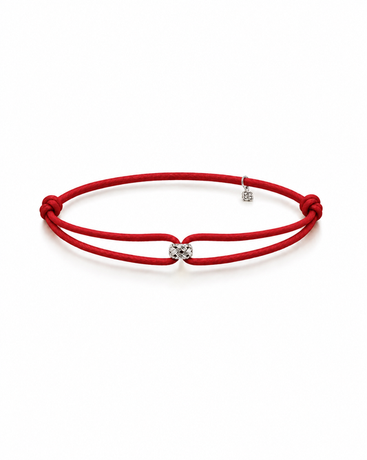 “Braided Charm” Bracelet on Cord