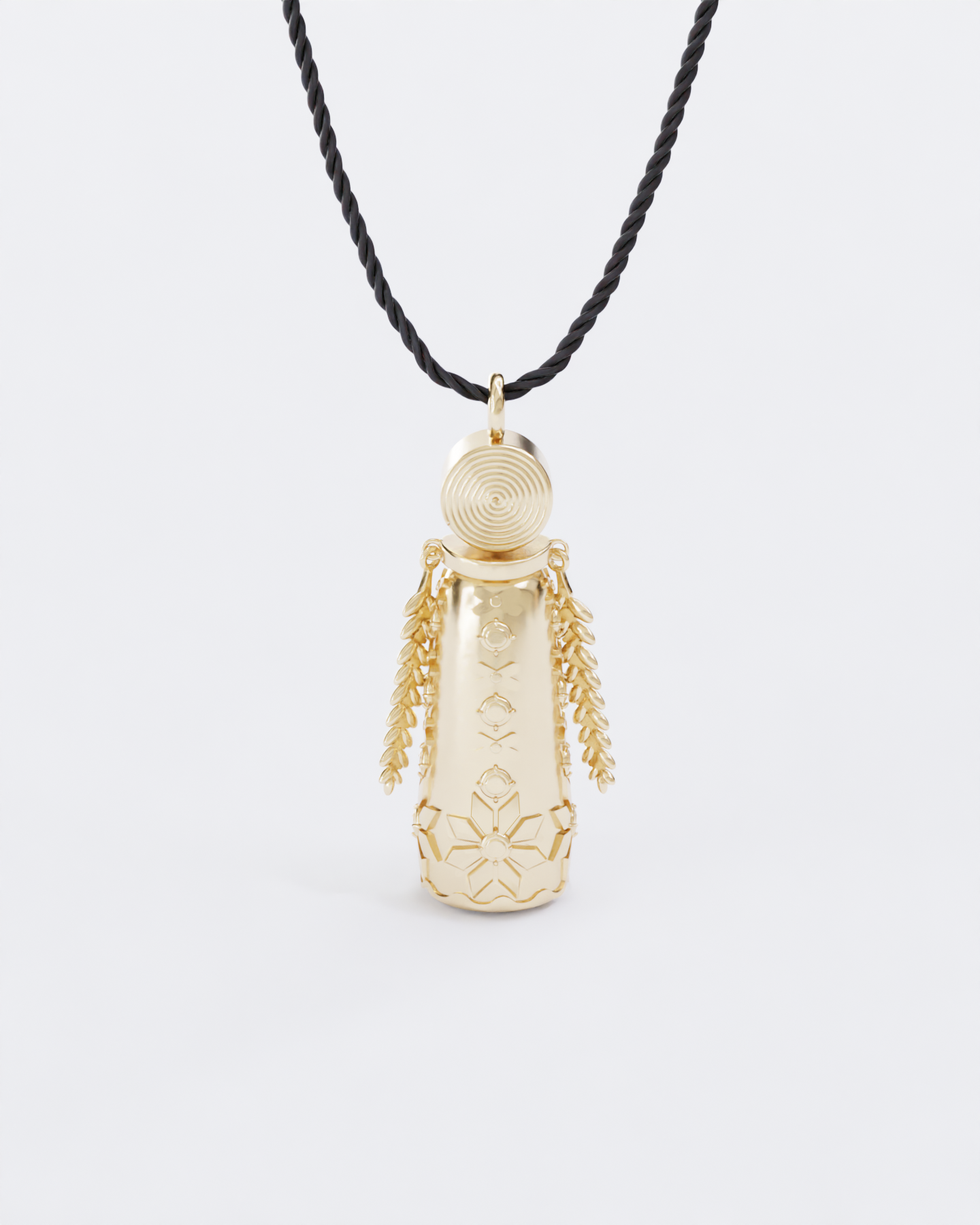 Trypillian Doll Gold Pendant