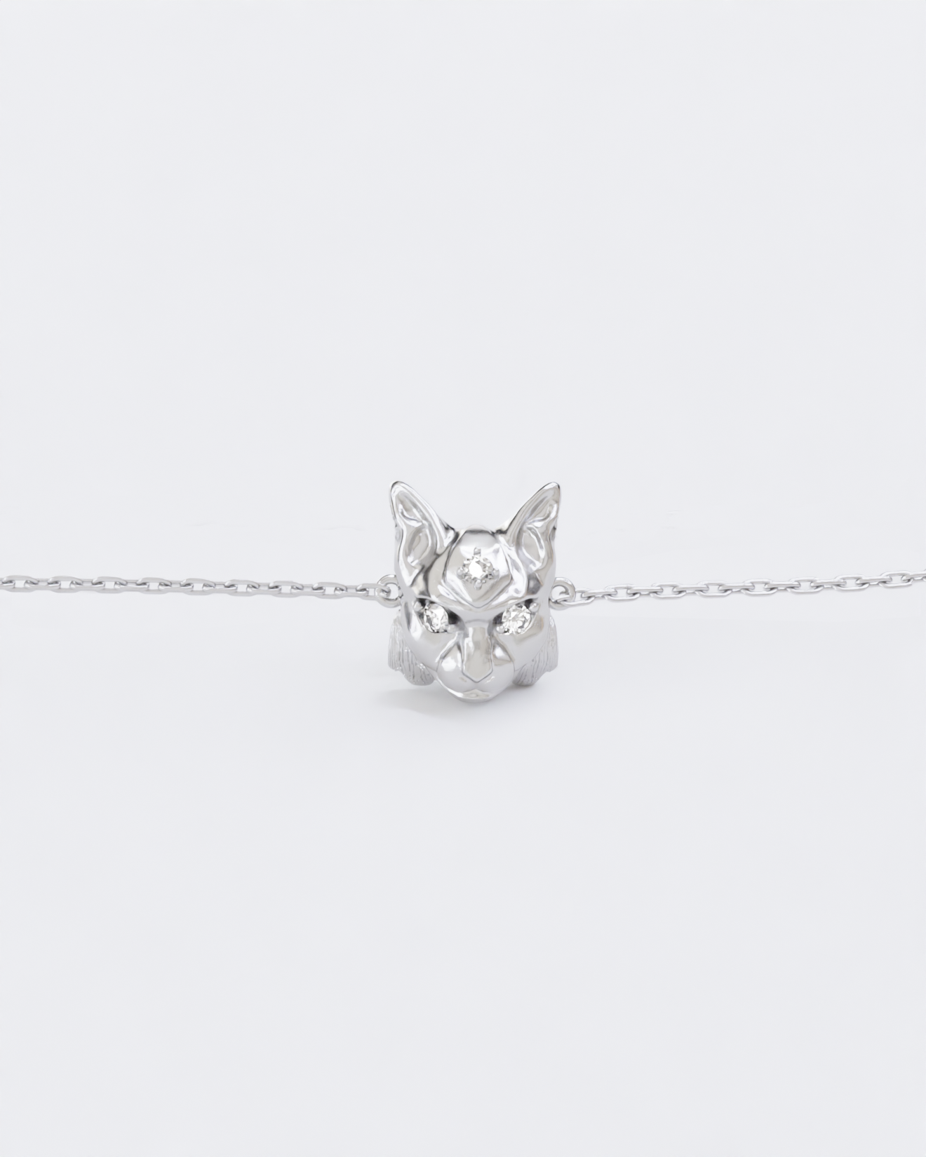 Silver bracelet Lynx