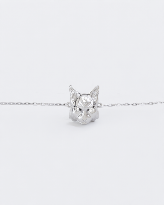 Silver bracelet Lynx