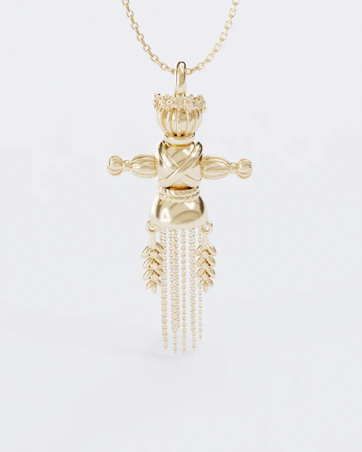 Pendentif Guirlande Poupée Porte-Bonheur