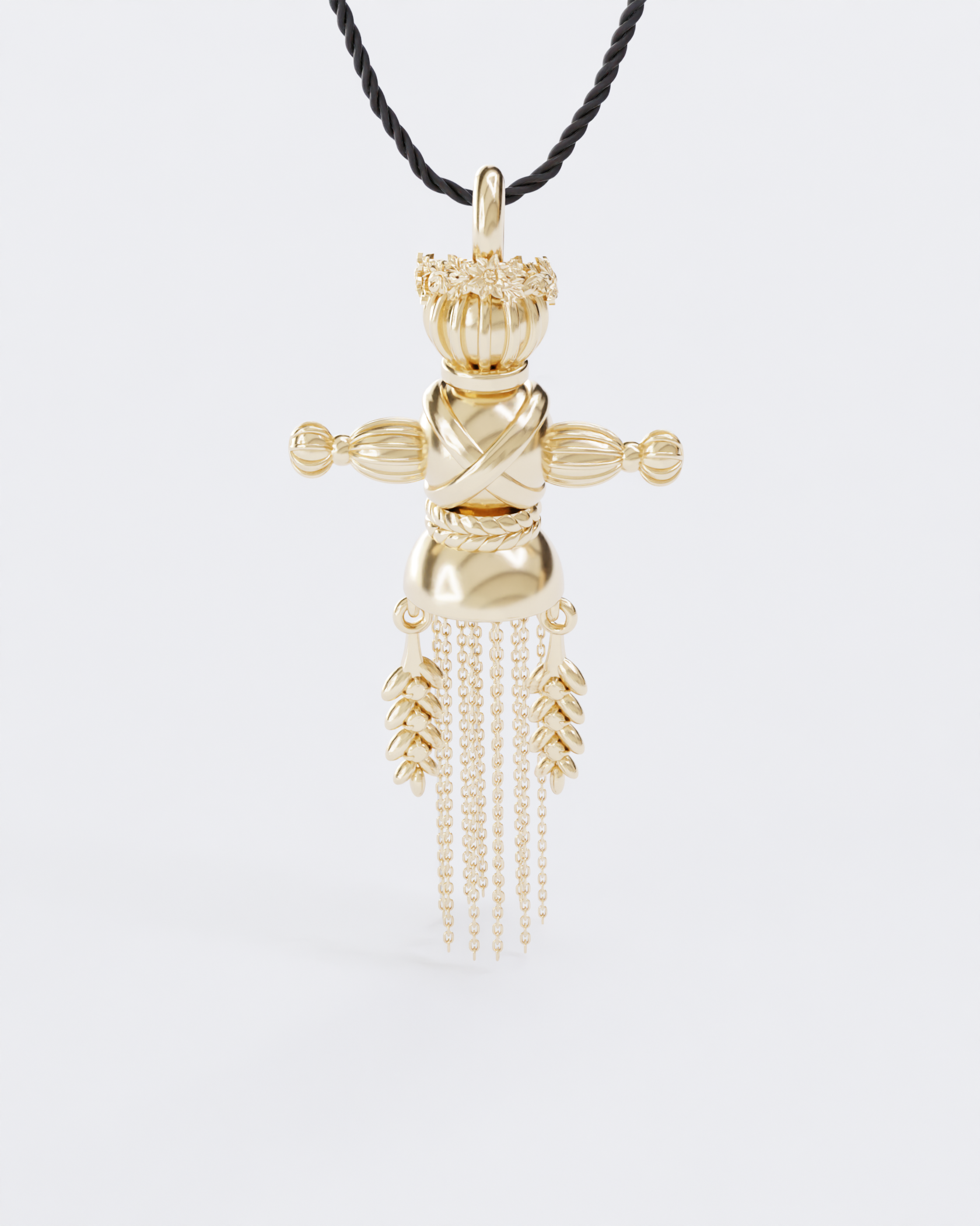 9ct gold 2025 doll pendant