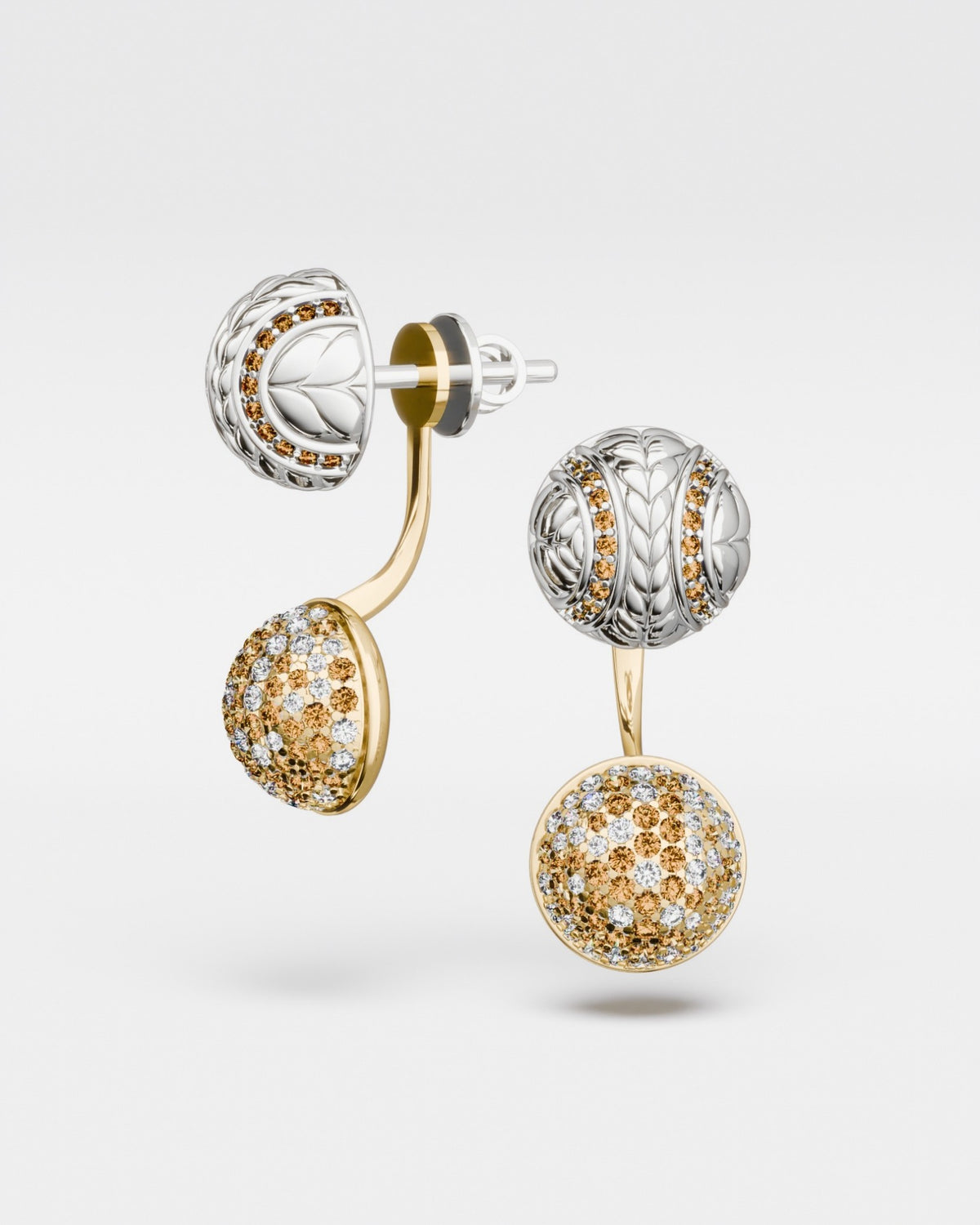 Tennis Ball Stud Earrings· Clay Court
