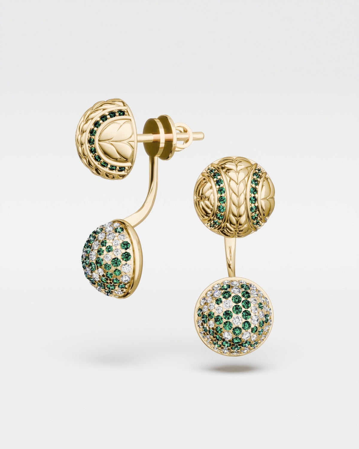 Clous d'oreilles Balle de Tennis · Gazon