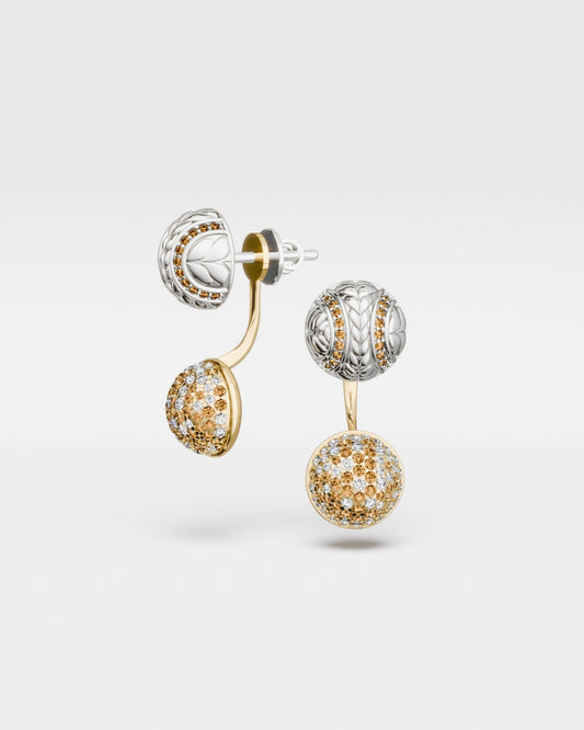 Tennis Ball Stud Earrings· Clay Court